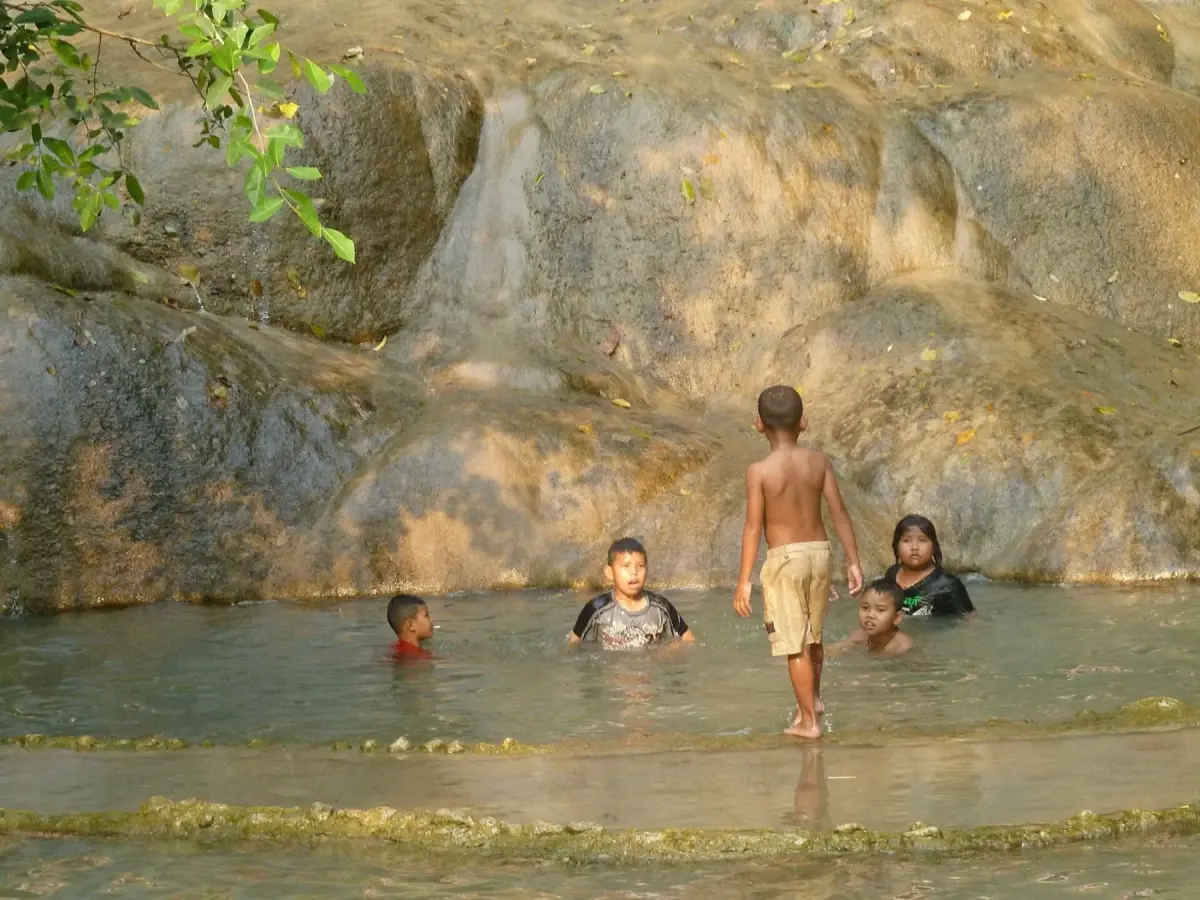 A waterfall in Thailand